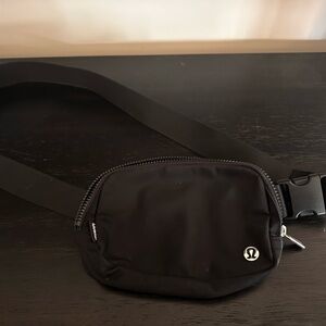 Lululemon Athletica Black Crossbody Bag with Adjustable Strap
